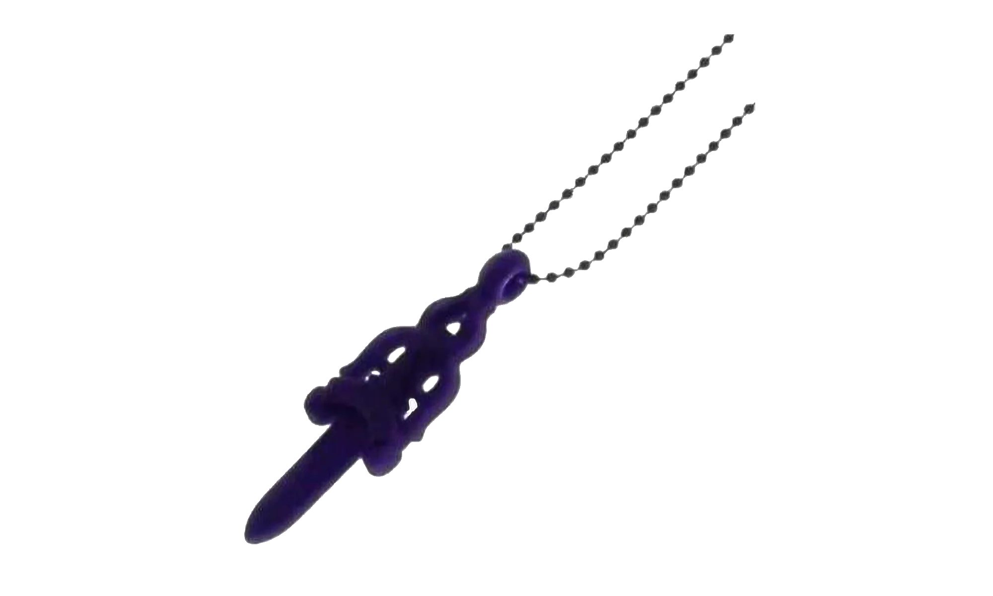 Silichrome Dagger Necklace "Purple" CHRM1029