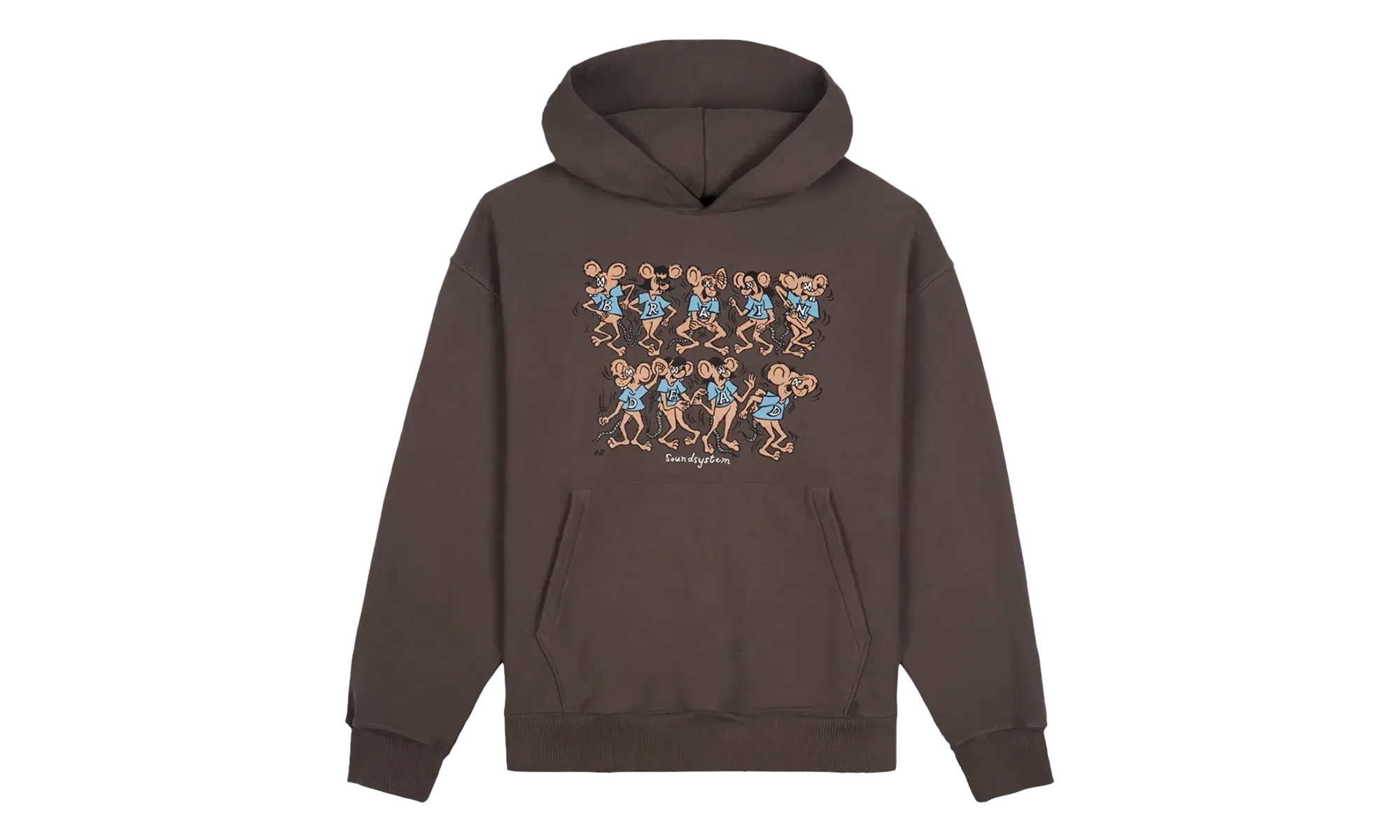 Rat Dance Soundsystem Hoodie "Grey" BDF24T09004090BR20