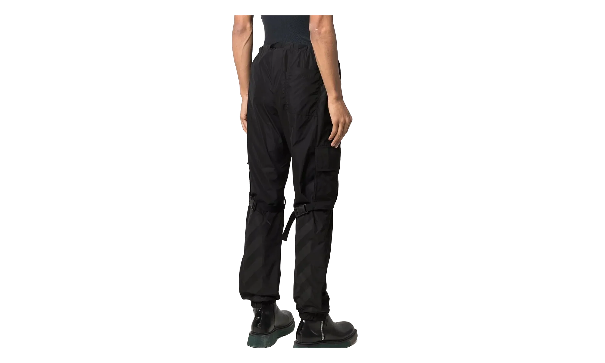 Straight Leg Cargo Pants "Black" OMCF031C99FAB0021010