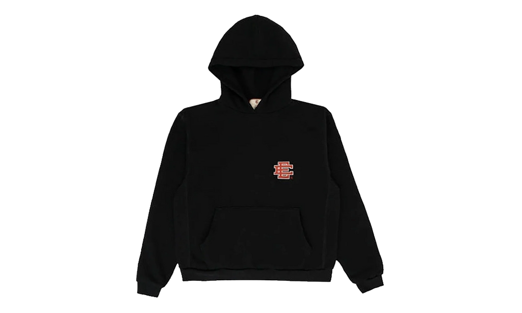 EE BASIC CORE HOODIE "Black/Varsity Red" EE746