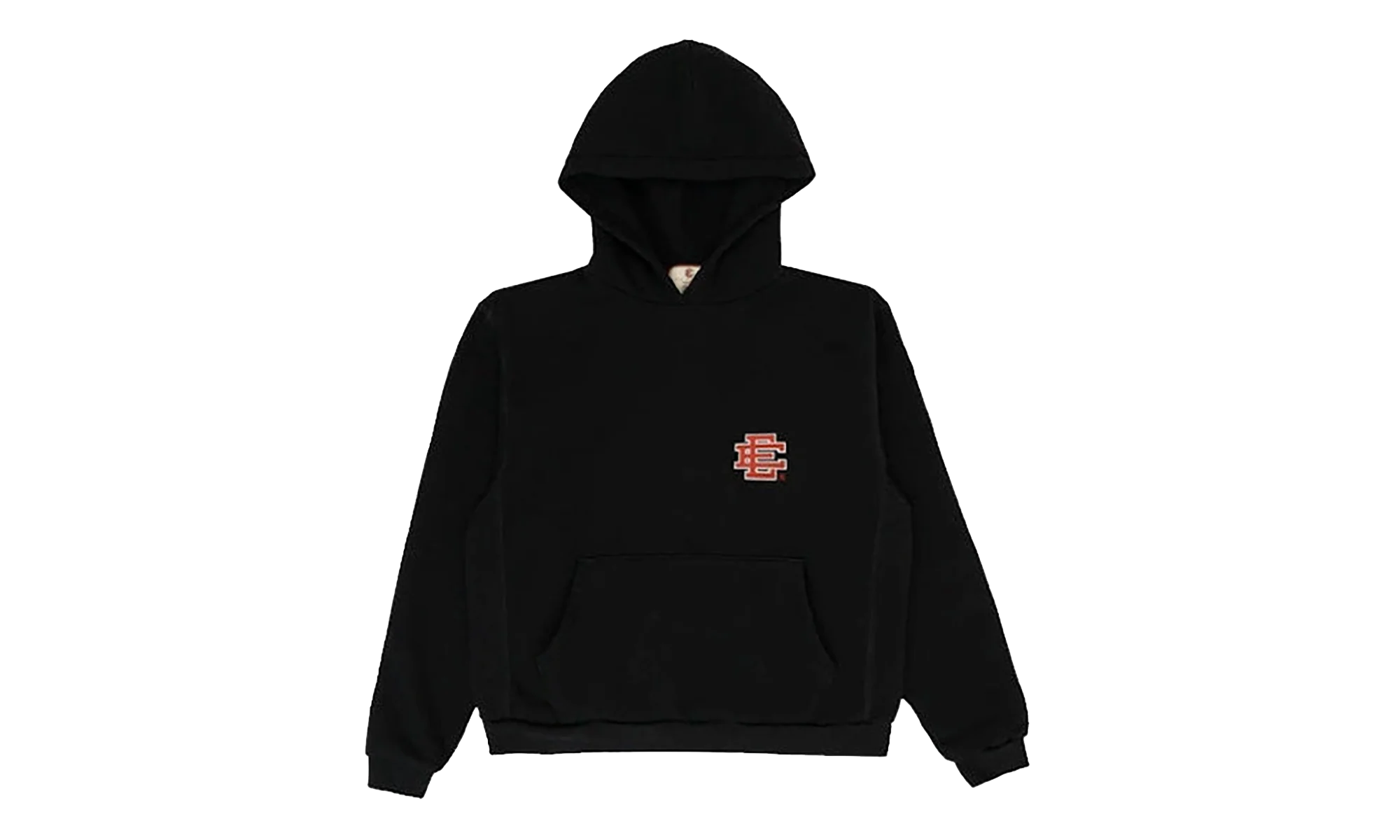 EE BASIC CORE HOODIE "Black/Varsity Red" EE746