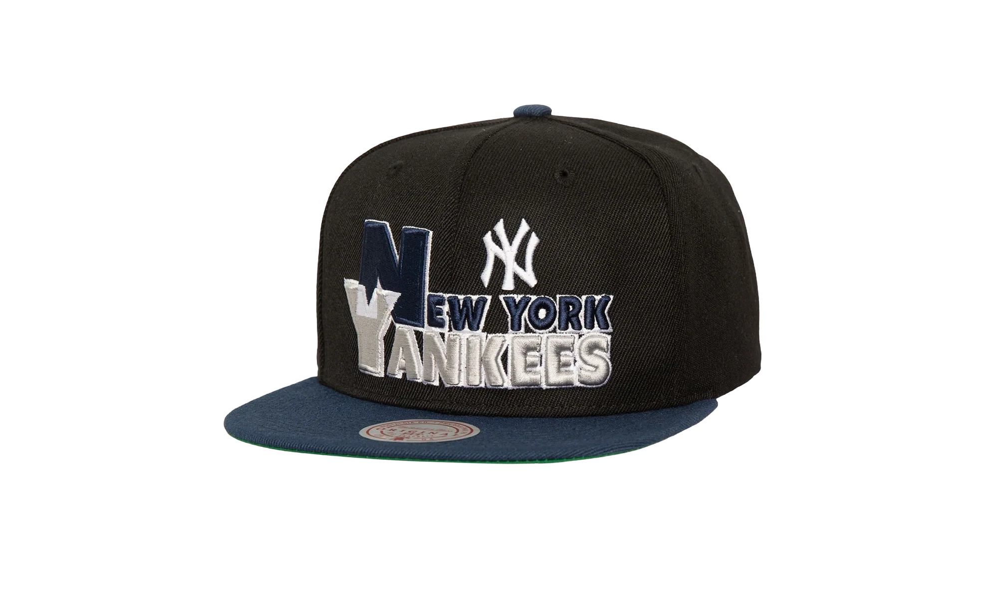 MLB Text Stack 1 Snapback Cap "New York Yankees - Black" HS8525 NYYBLCK