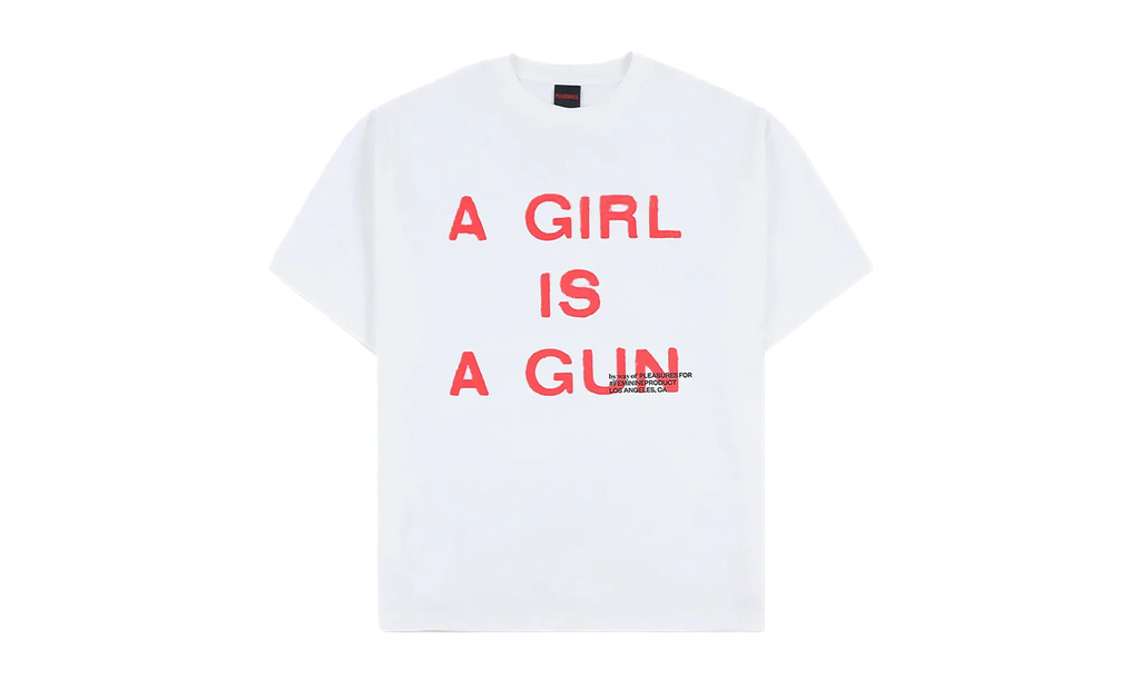 Girl Is A Gun SS Tee "White" P26SP082-WHT