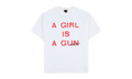 Girl Is A Gun SS Tee "White" P26SP082-WHT
