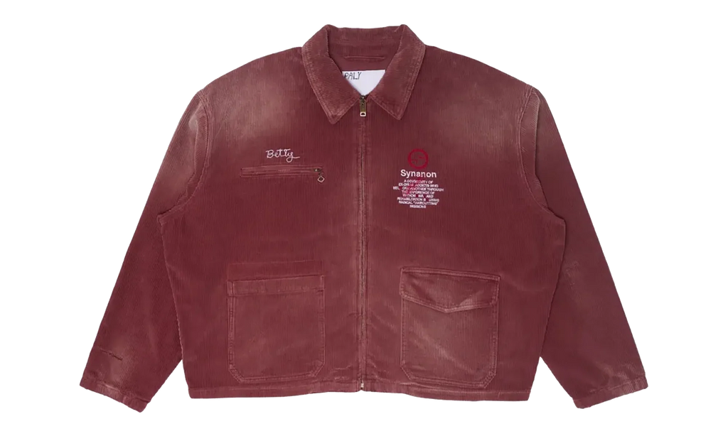 Synanon Cord Work Jacket "Burgundy" 7U001Q3009BUR