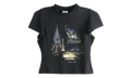 Paris Tourist Front Sleeve Baby T-Shirt WMNS "Black" WE76TR554B BLAC