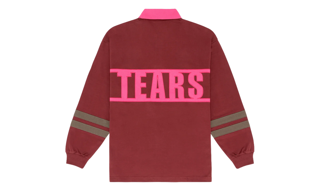 Down By The Tears Long Sleeve Rugby "Pink" DT356