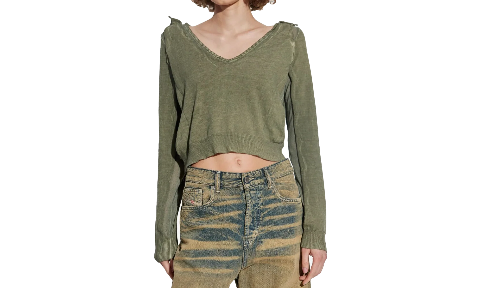 M-Debi Knitwear "5AFA LEAF/GREEN" A19663 0CBDS 5AFA
