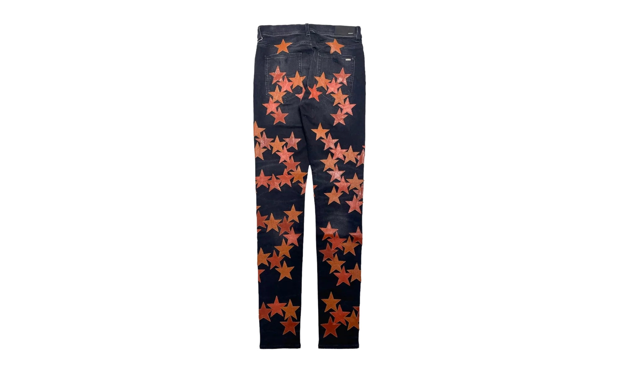 Leather Star Patch Jeans "Chemist - Aged Black" SS22MDS022 23