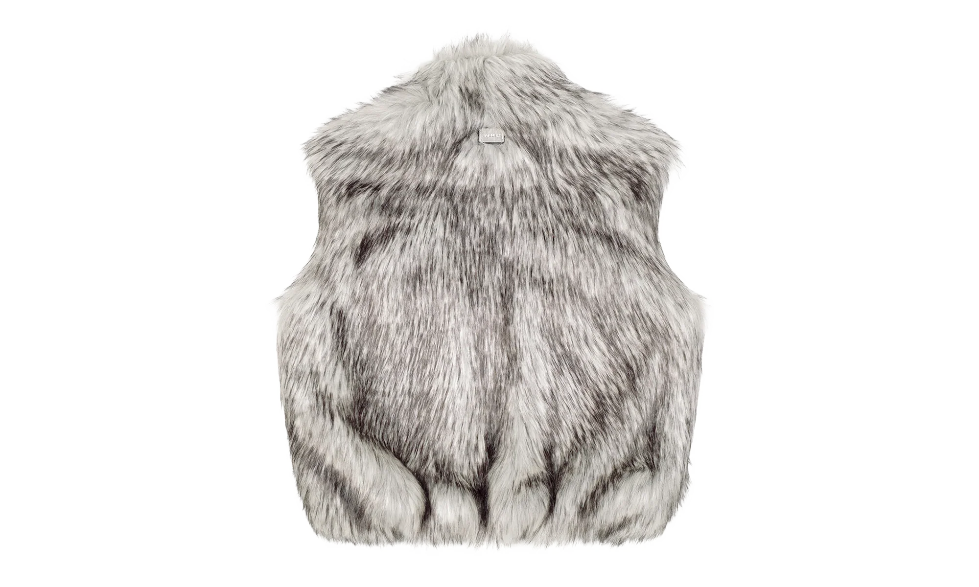 Fake Fur Reversible Vest "White" 12115616 WHIT