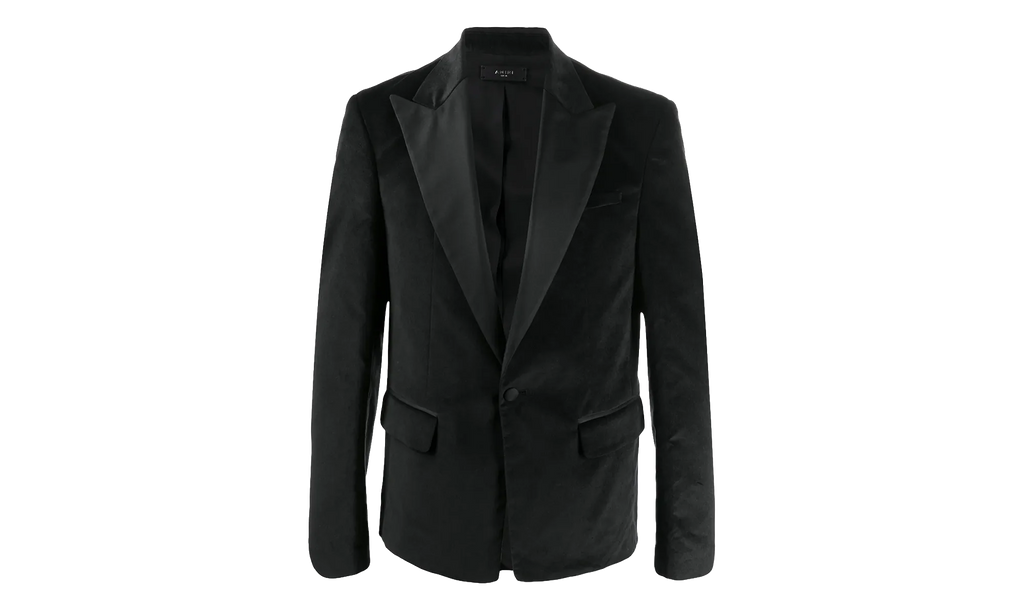 Velvet Blazer Sport Coat "Black" Y0M12174VE BLK