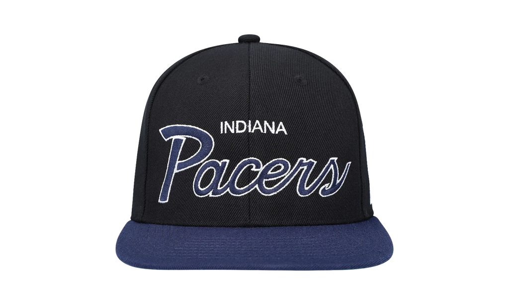 NBA Hardwood Classics Script 2.0 Snapback Cap "Indiana Pacers - Black" HHSS3282 IPAYYPPPBLCK