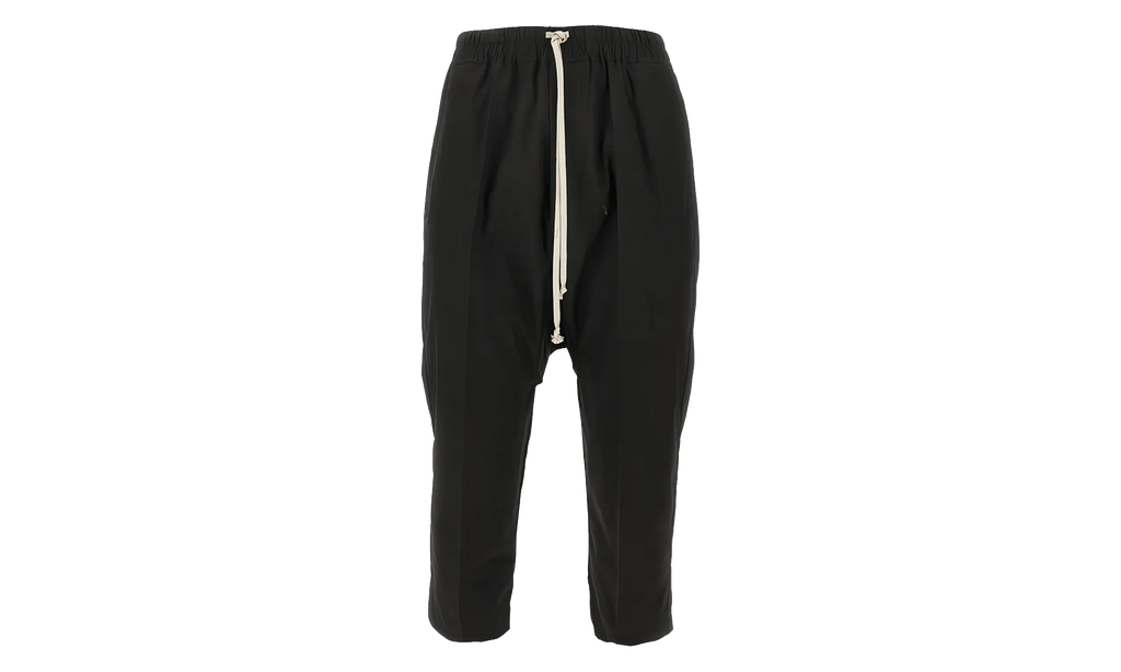 Drawstring Cropped Pants "Black" RU01F2381 P 09