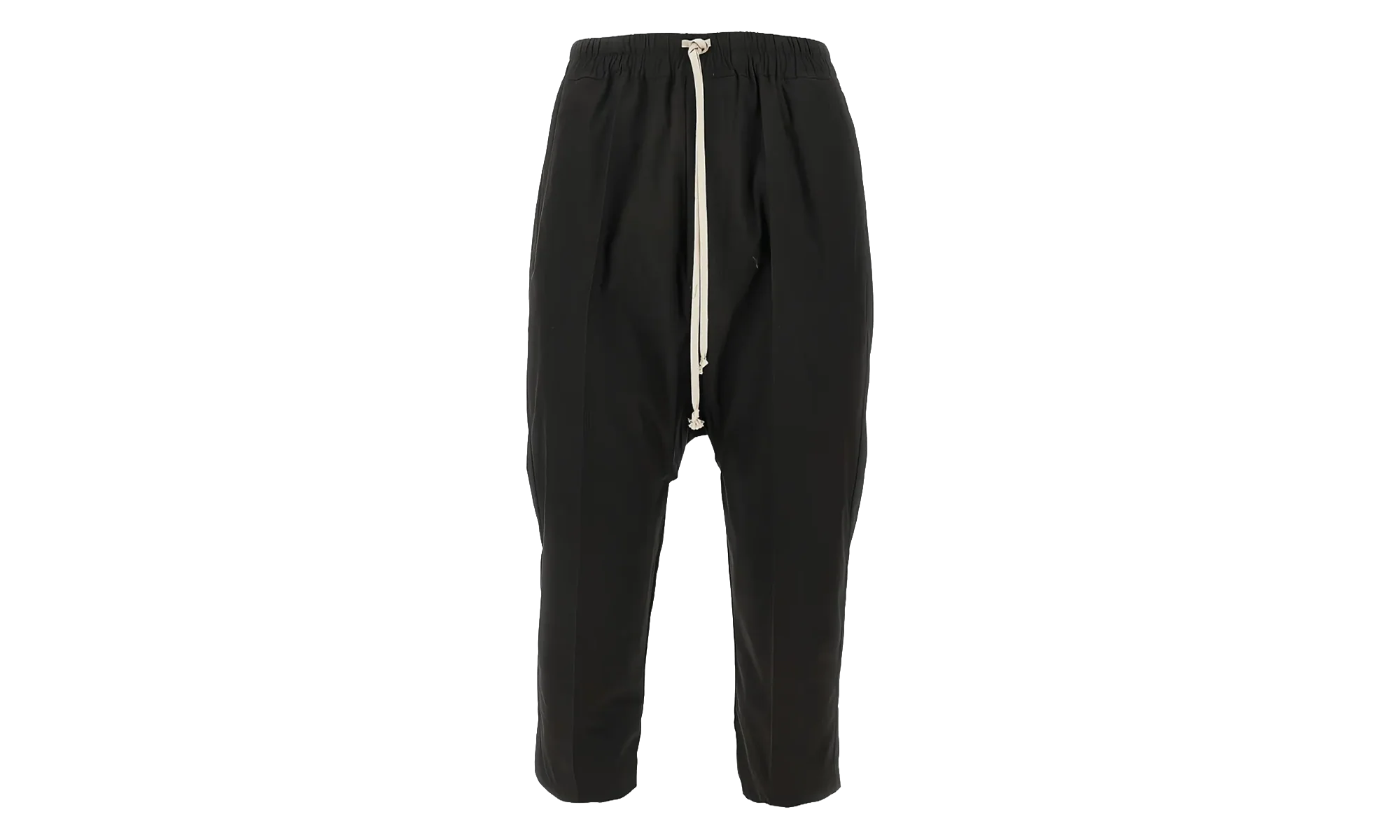 Drawstring Cropped Pants "Black" RU01F2381 P 09