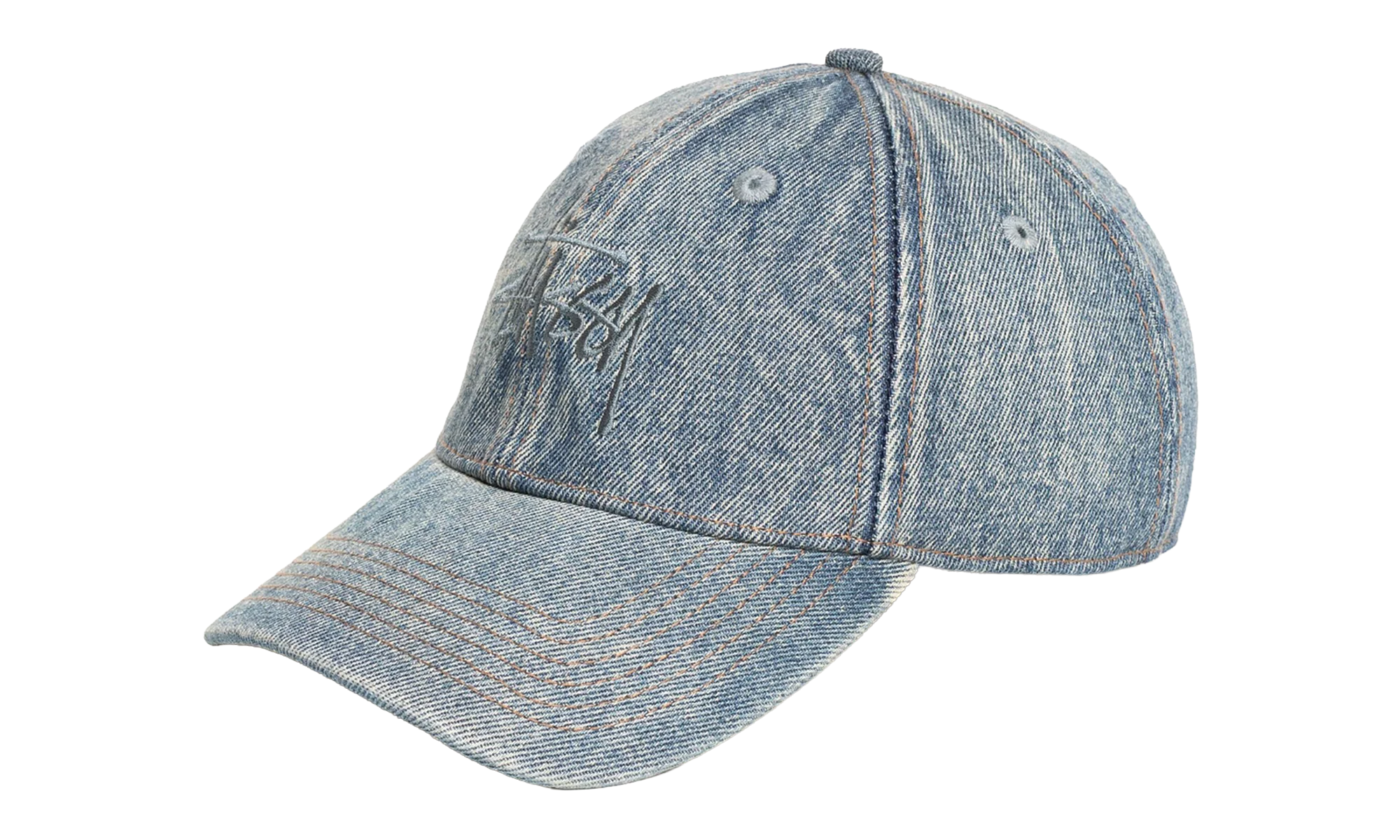 LOW PROFILE DENIM STRAPBACK "Indigo Stone Wash" STUS407