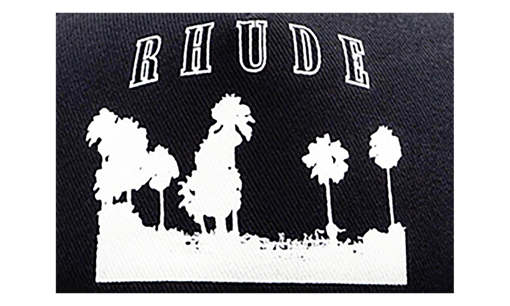 Thousand Palms Trucker Hat "Black / White" FW25HA010123028