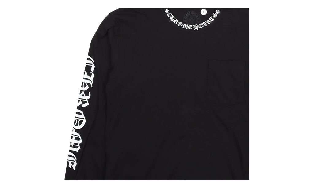 Neck Logo Longsleeve T-Shirt "Black" CHRM1133