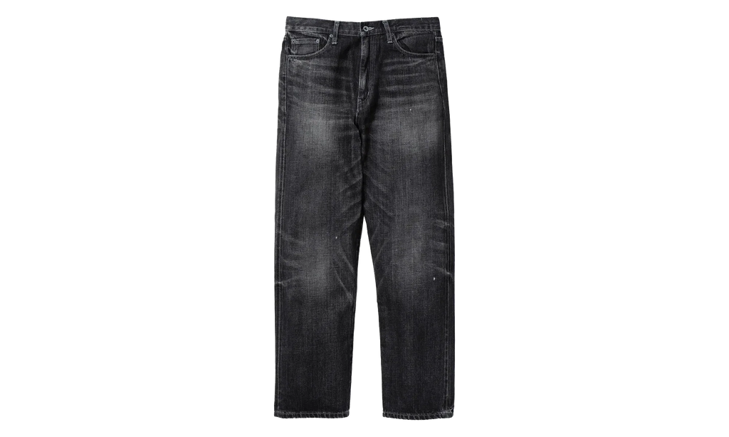 Washed Denim DP Basic Pants "Black" 252XBNH PTM05 BLAC