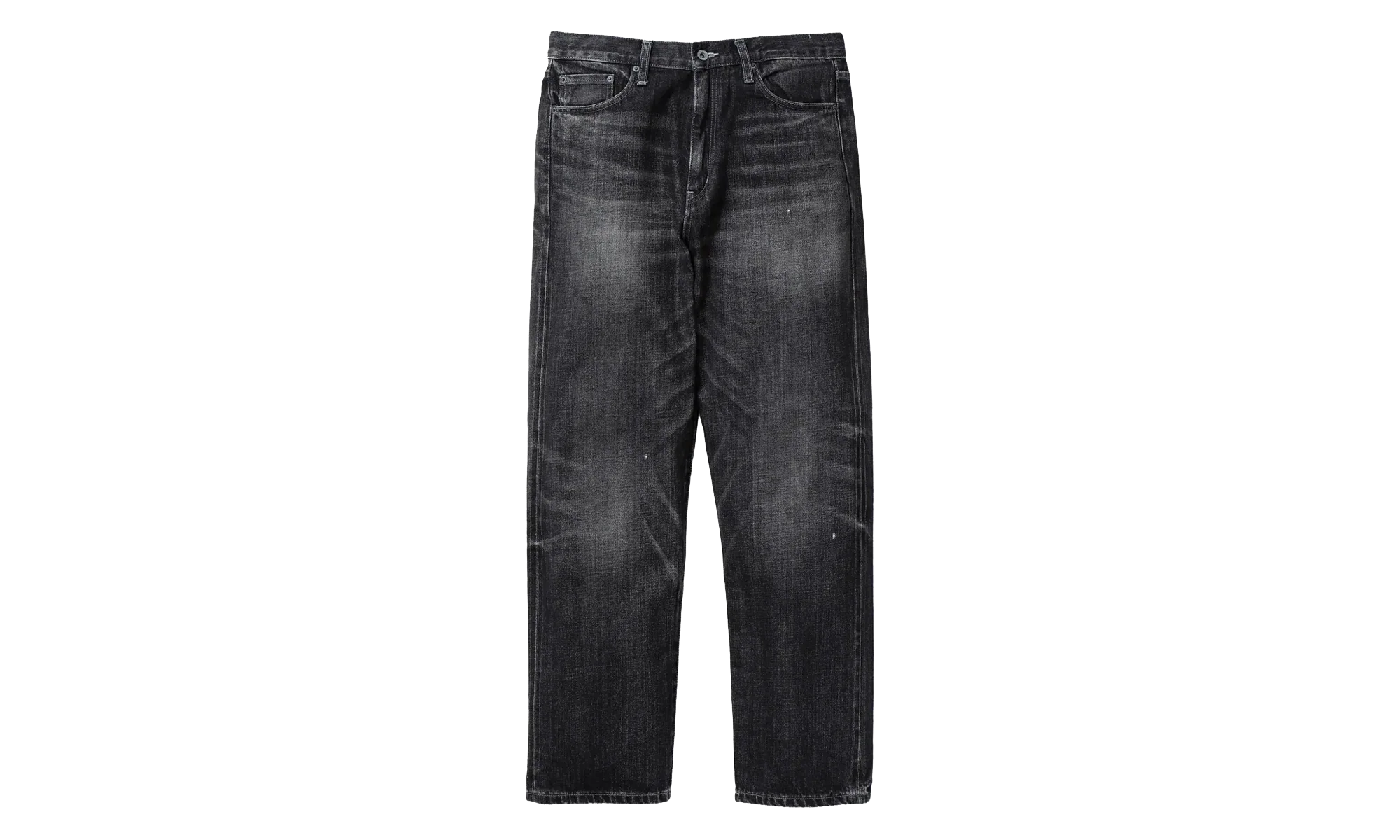 Washed Denim DP Basic Pants "Black" 252XBNH PTM05 BLAC