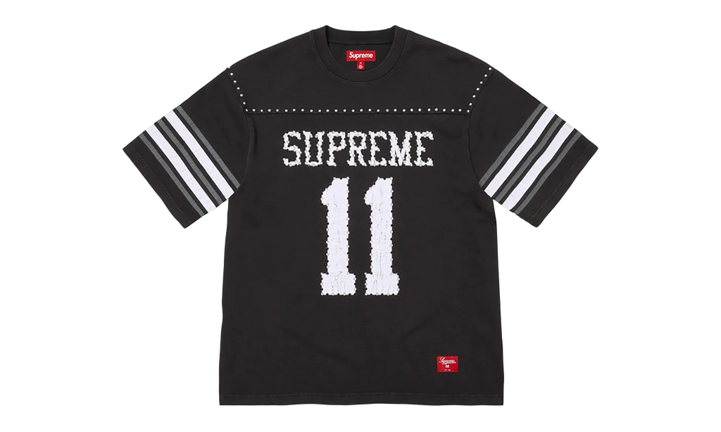 Studded S/S Football Top "SS26 - Black" SU27035