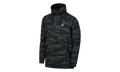 Air Jordan Flight Camo Anorak Half Zip Pullover Hoodie "Black" AH6163 010