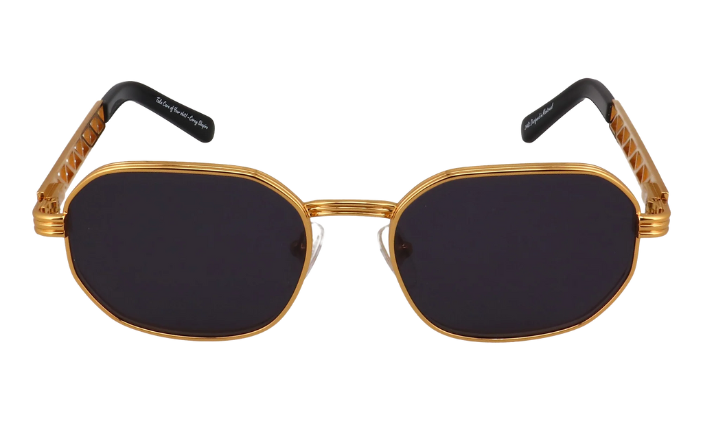 Hustler Jacques Cartier Edition 24KT "Yellow Gold / Black" JCHU2 0001 CUT 11B5