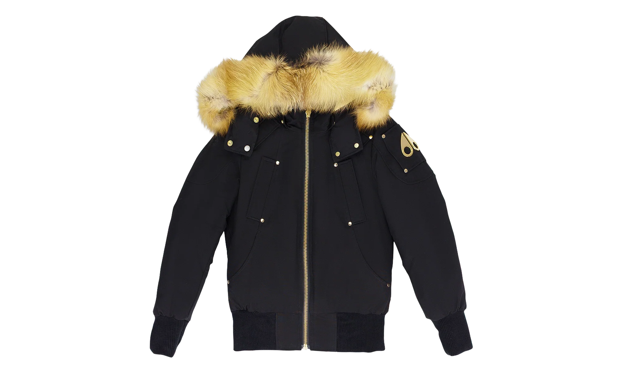 Sainte Flavie Bomber Jacket "Black / Gold" MSK-WOTW-0026