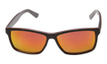 Rectangle Sunglasses "Shiny Black" L705S-003