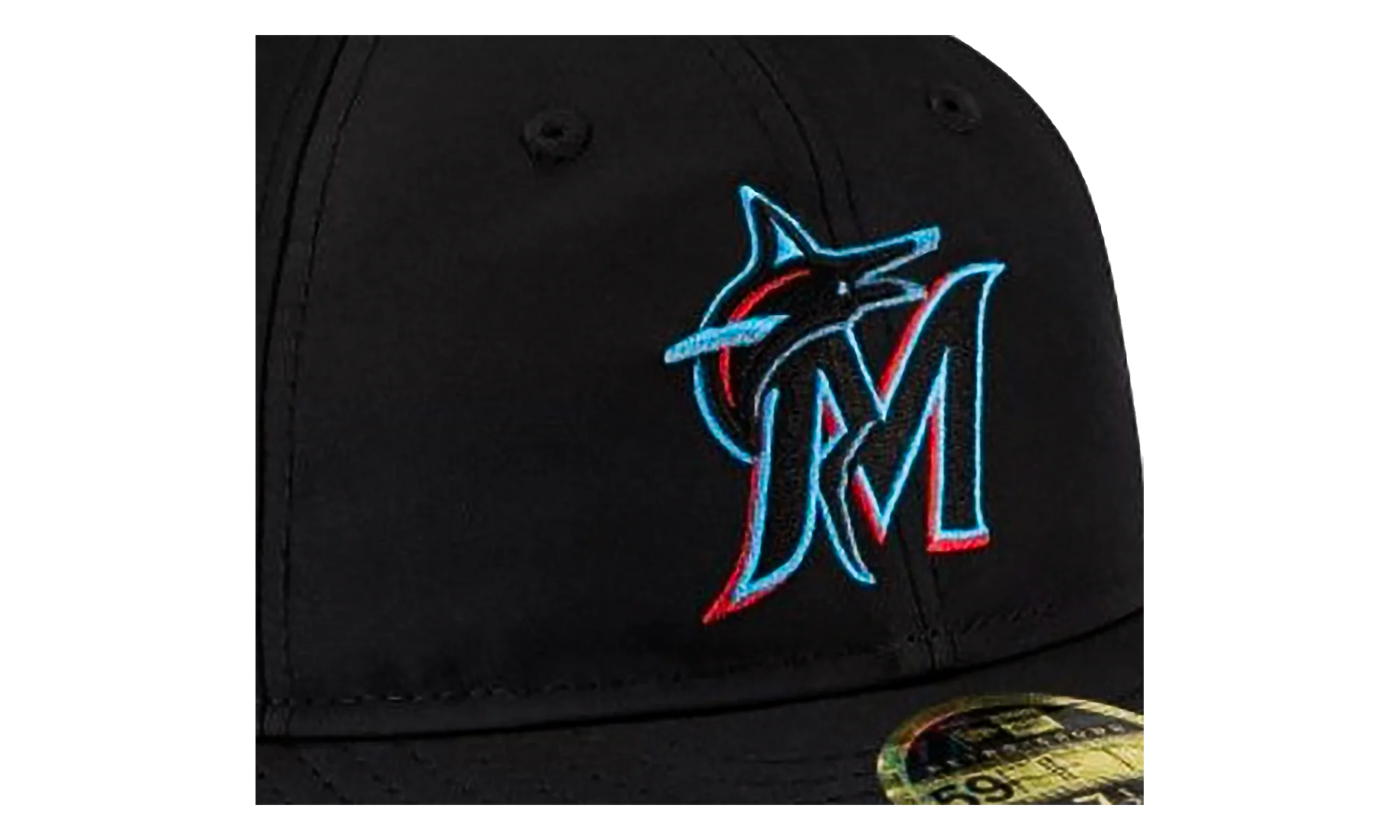 59FIFTY MLB NY19 MIA MARLINS FITTED HAT "ERIC EMANUEL - Black" EE415
