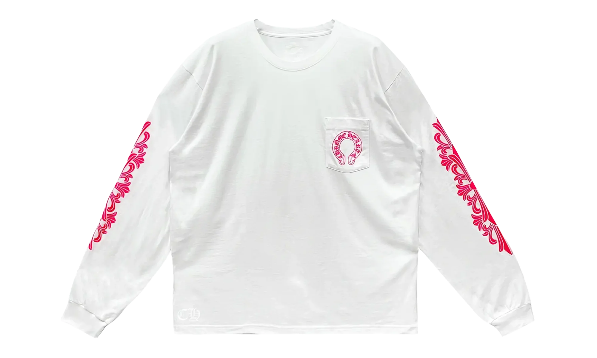 Classic Horseshoe Long Sleeve T-shirt "Pink/White" CHRM0799