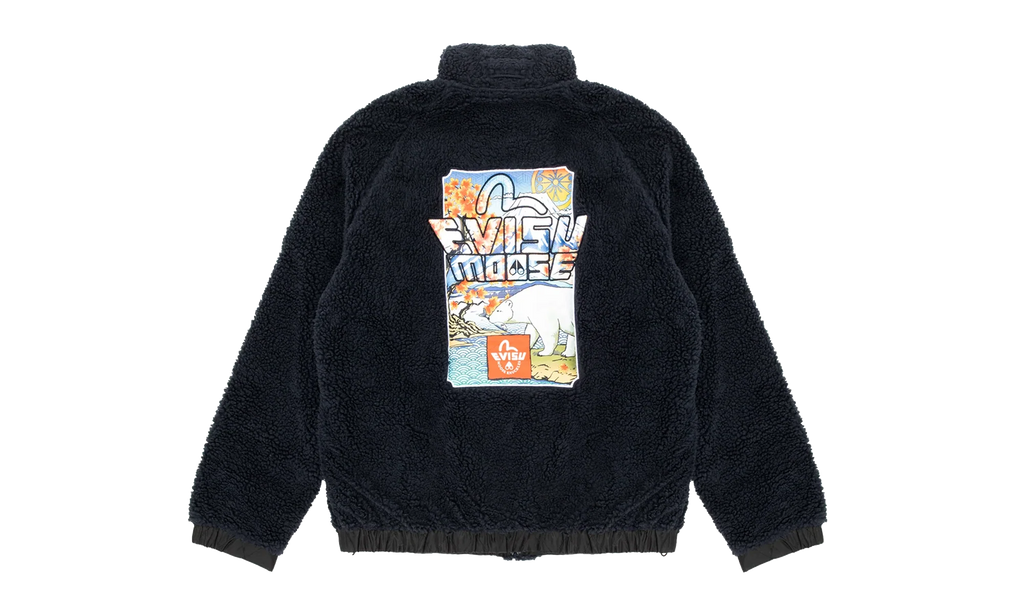 Fleece Jacket "Evisu - Navy" M35MS680EV 833