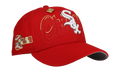 59FIFTY Chicago White Sox 2005 World Series Fitted Hat "Red Chicago Script" NE452