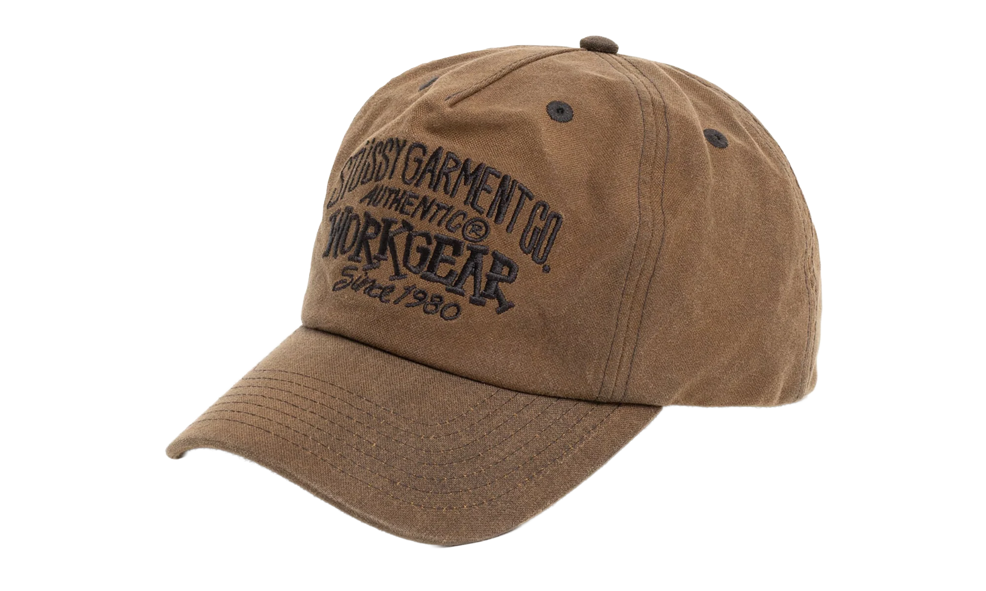 MID-DEPTH WORKGEAR WAXED SNAPBACK "Brown" STUS406