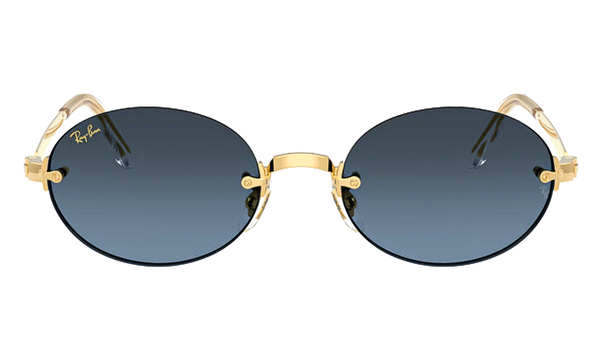 A$AP Rocky Rimless Oval "Arista / Blue Dark Grey" 0RB3929 001/S2