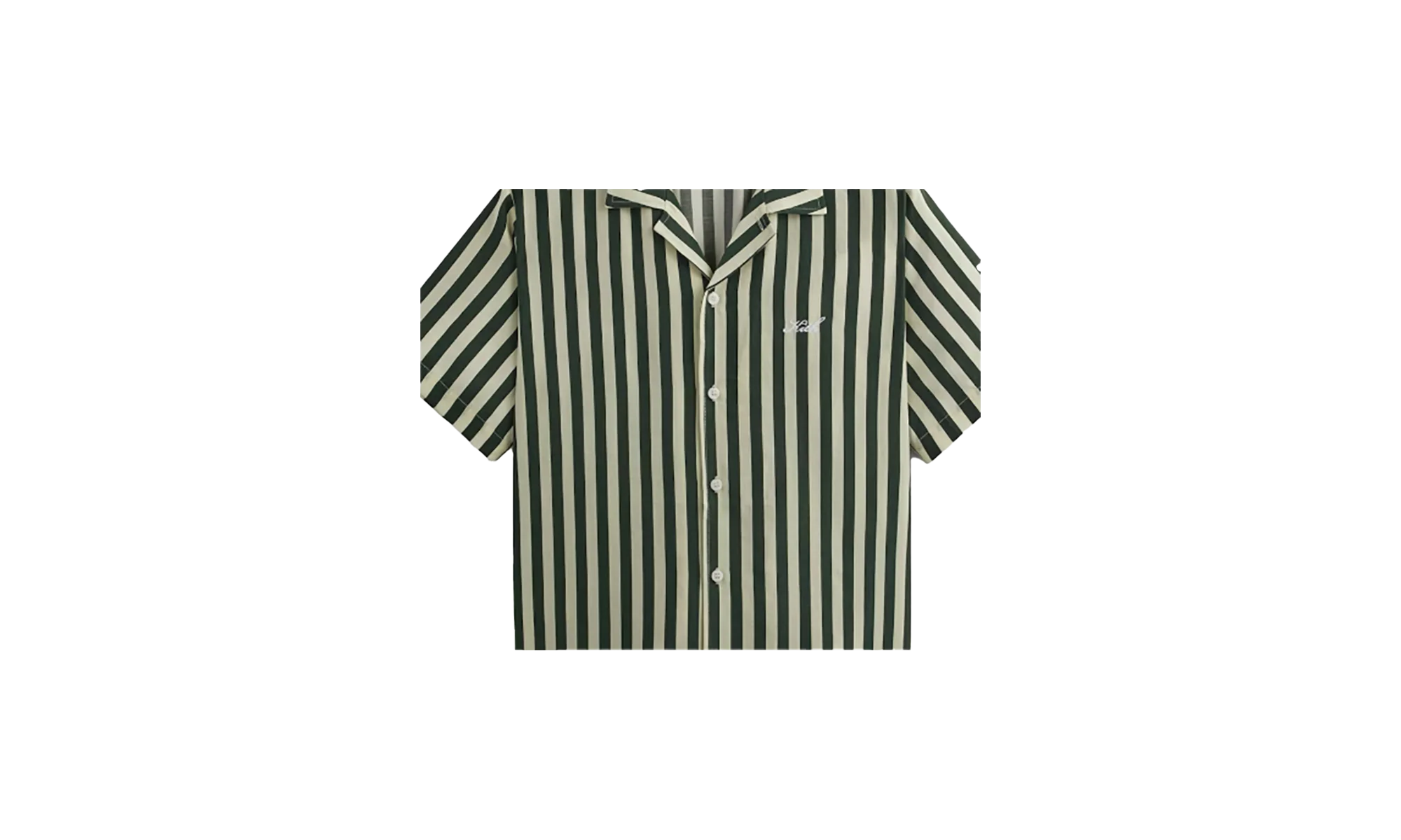 Striped Thompson Camp Collar Shirt "Agate" KITH18