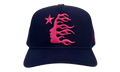 OG Logo Snapback Hat "Navy / Pink" HSR224