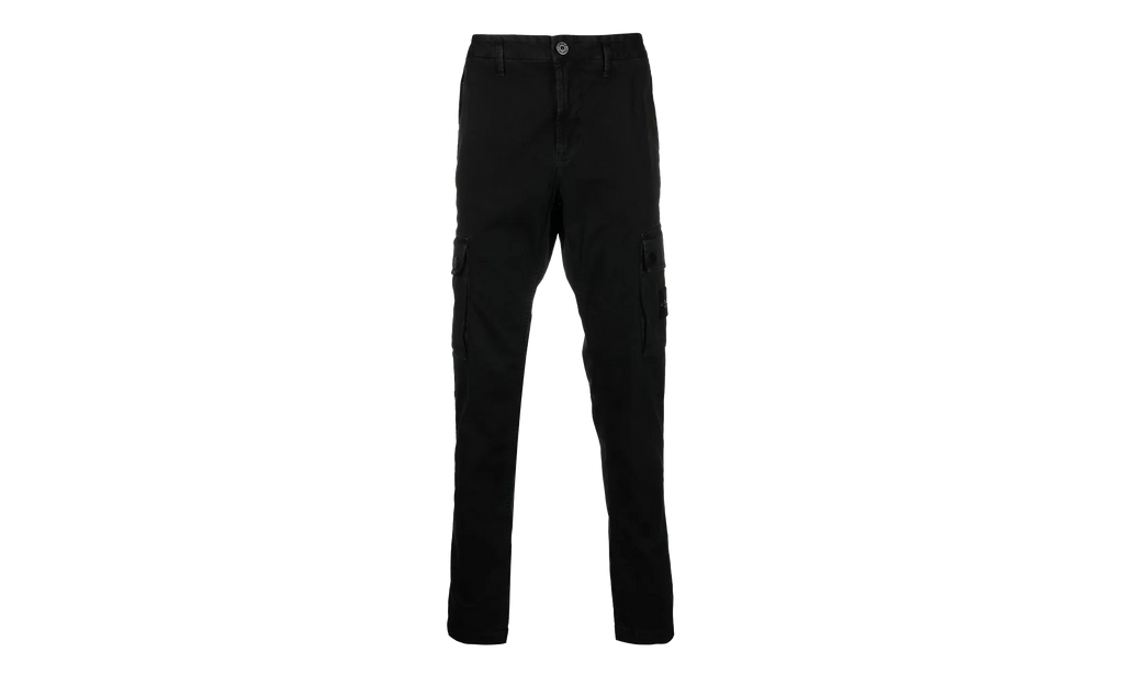 Twill Cargo Pants "Black" 7715303L1 V0129