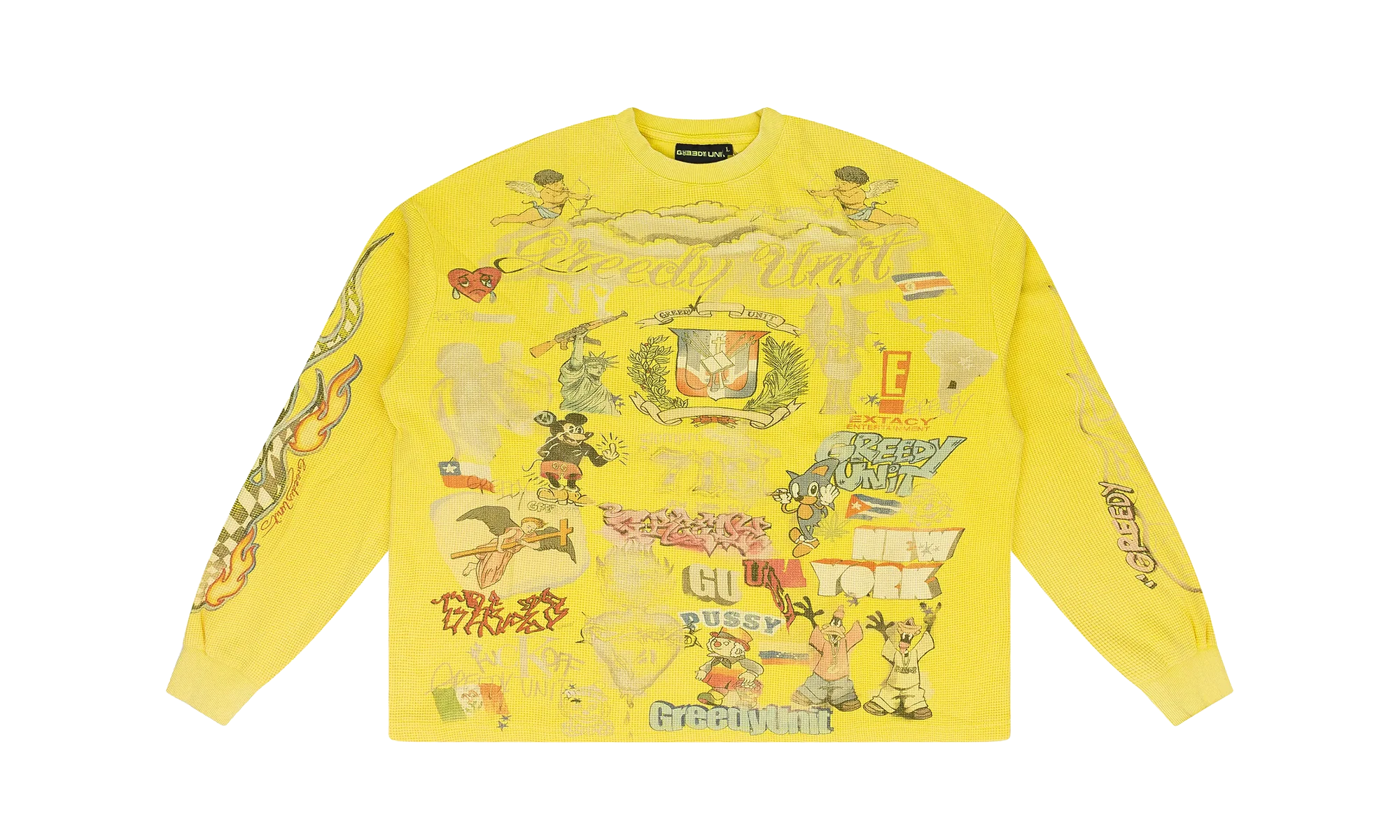 All Over Thermal T-shirt "Yellow" GUT MTPS 0004