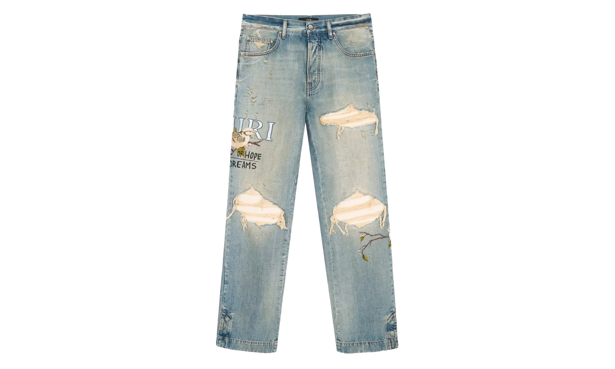 Chateau MX1 Straight Flare Jeans "Aged Indigo" AMBMJE1065 921