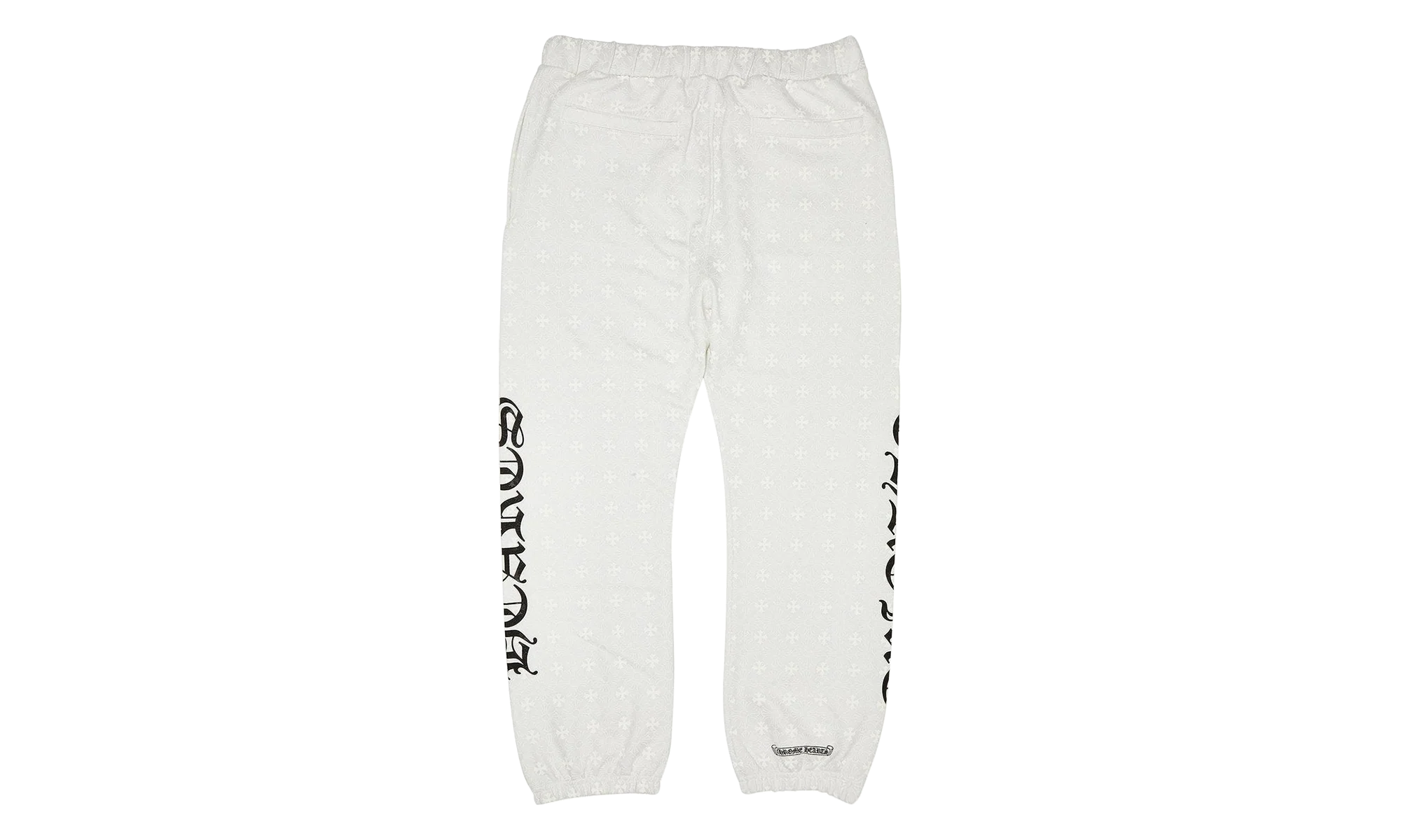 Plus Cross Allover Print Sweatpants "White" CHRM0857