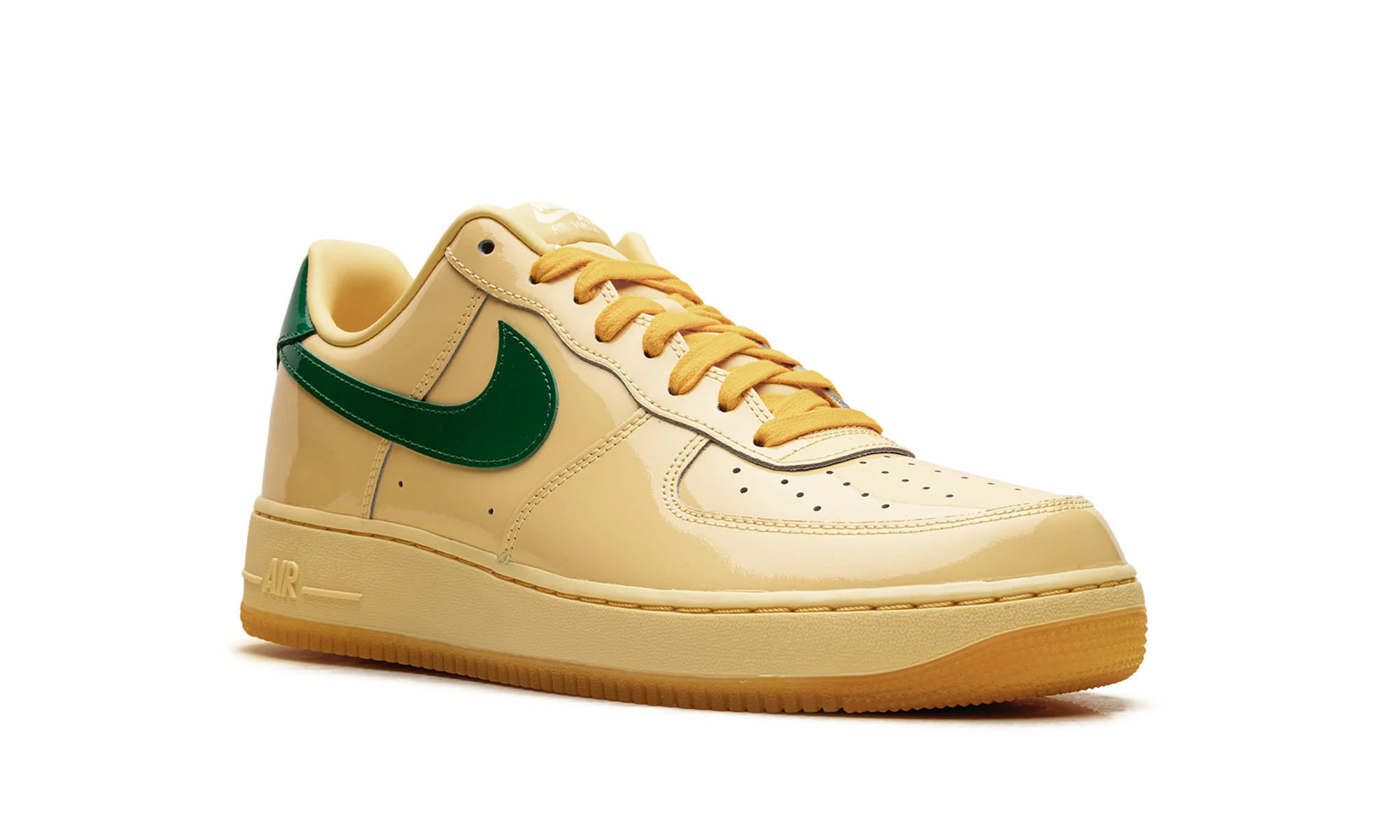 Air Force 1 Low "Patent Leather Topaz Gold Pine Green" IO4489 700