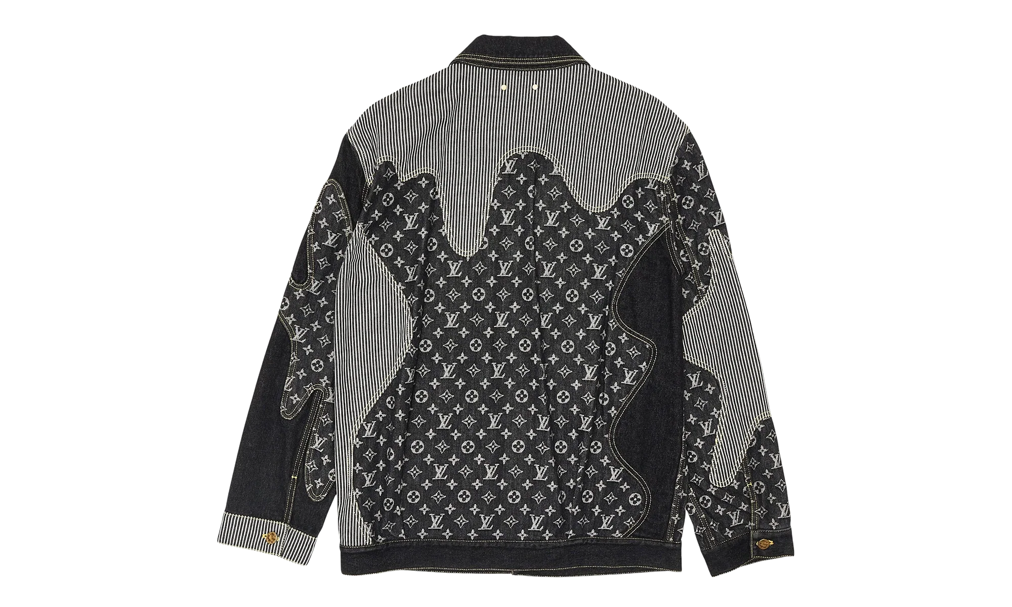 Nigo Monogram Crazy Denim Workwear Jacket "Black" 1A9GEE