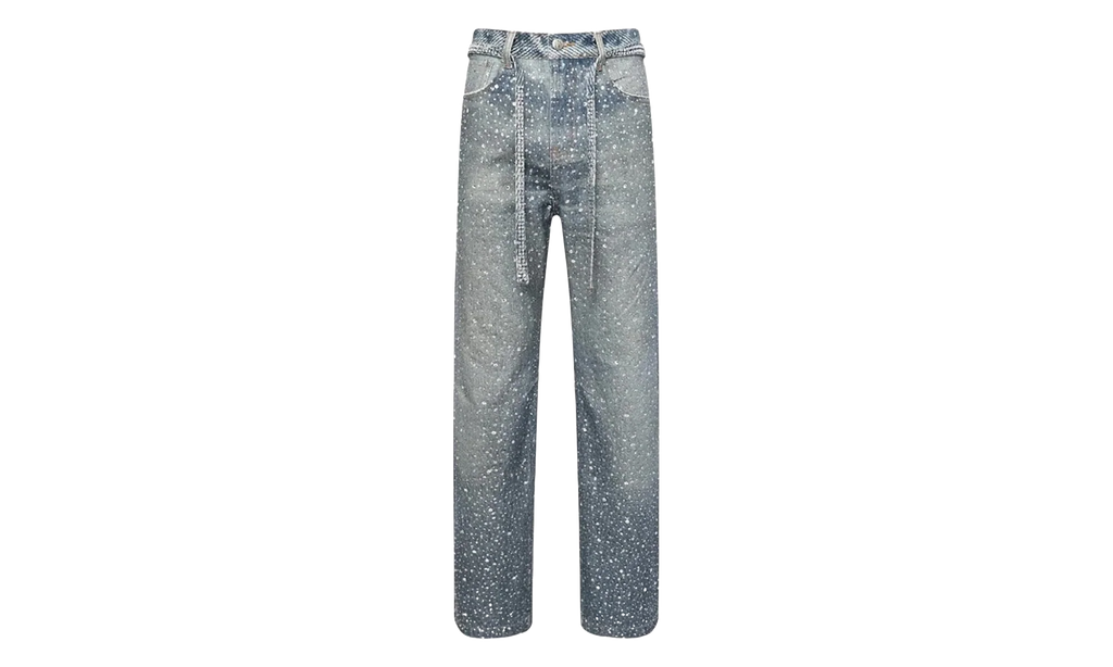 3D Printed Washed Swarovski Diamond Jean "Blue" BC24SSPT05 BLUE