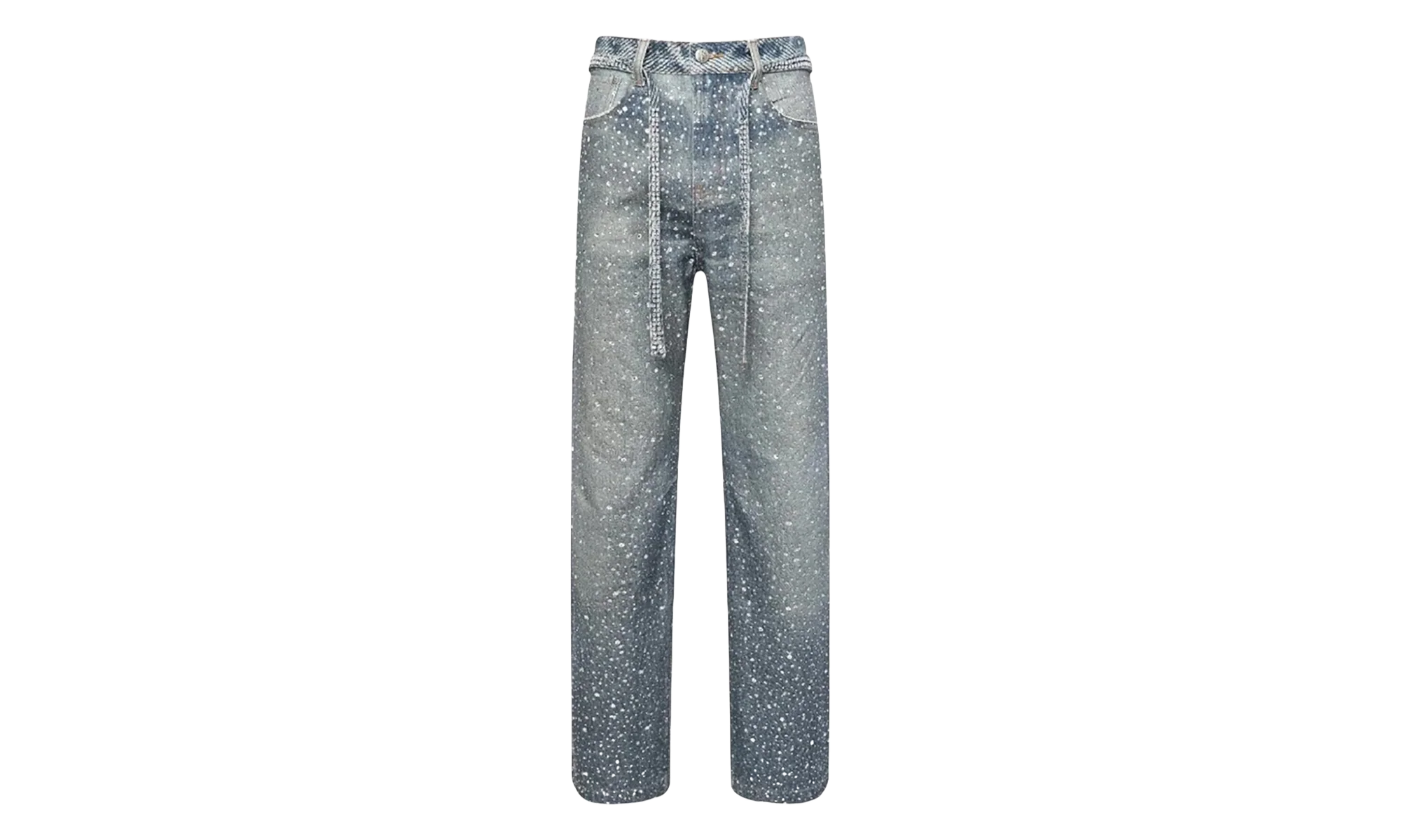 3D Printed Washed Swarovski Diamond Jean "Blue" BC24SSPT05 BLUE