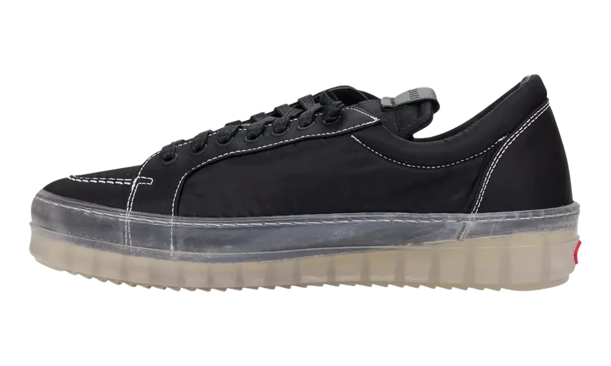 V1-Lo Sneakers "Black / Translucent" V1_LO_BLK_CLR