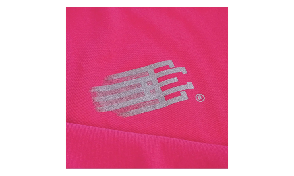 EE BASIC T-SHIRT "FW24 - Dark Pink/Reflective Grey" EE822