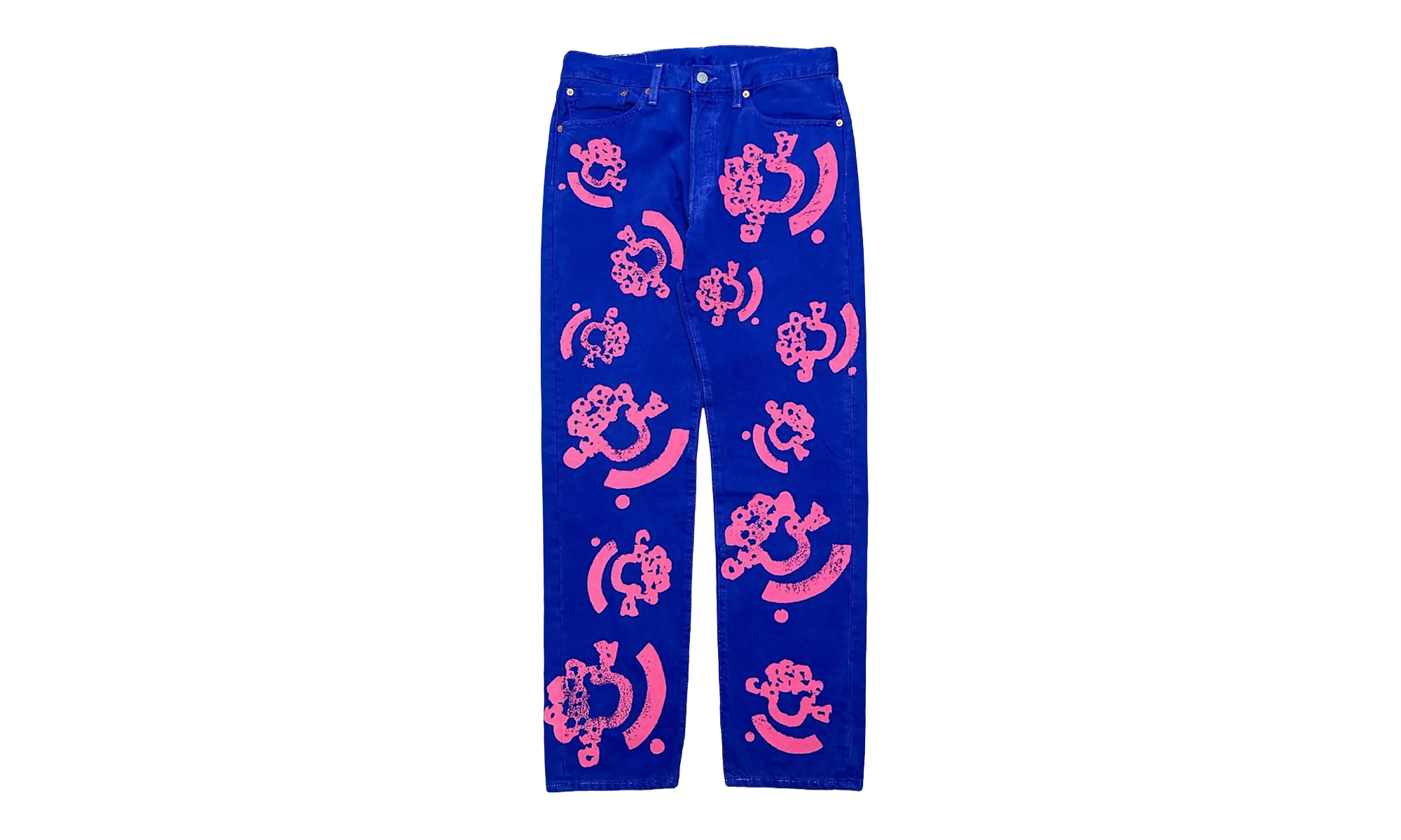 Bstroy Levi’s 501 Cotton Wreath Logo Jeans "Blue/Pink" DT372