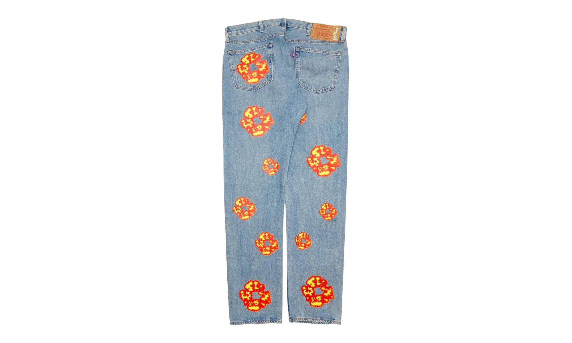 Offset Levi's 501 Cotton Wreath Jeans "Light Wash / Indigo / Multicolor" DT304