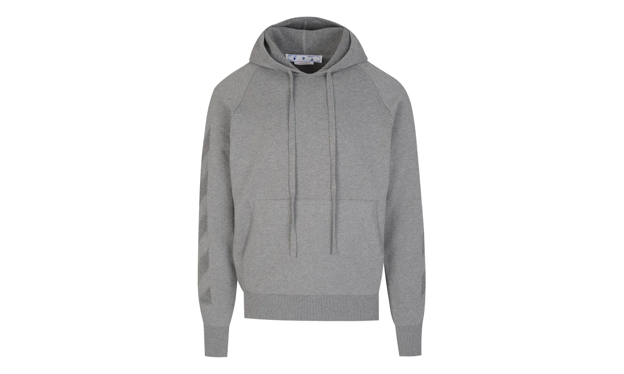 Arrow Knit Hoodie "Grey" OMHA141C99KNI0010606