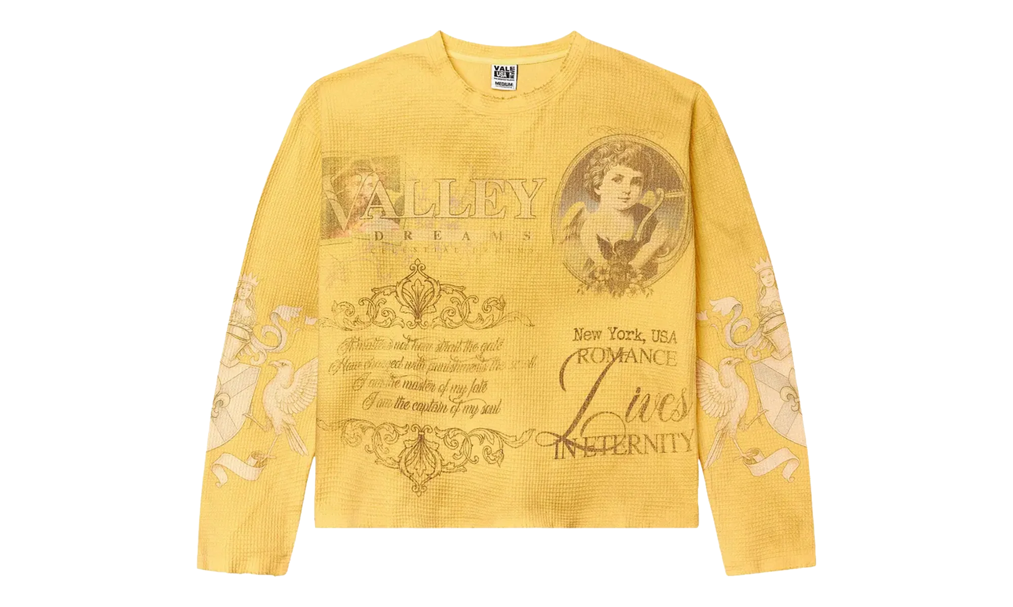 CELESTIAL THERMAL SWEATSHIRT "YELLOW" VAL123